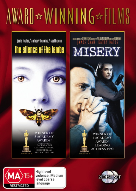 Silence Of The Lambs / Misery (Award Winning Films) (2 Disc Set) on DVD image