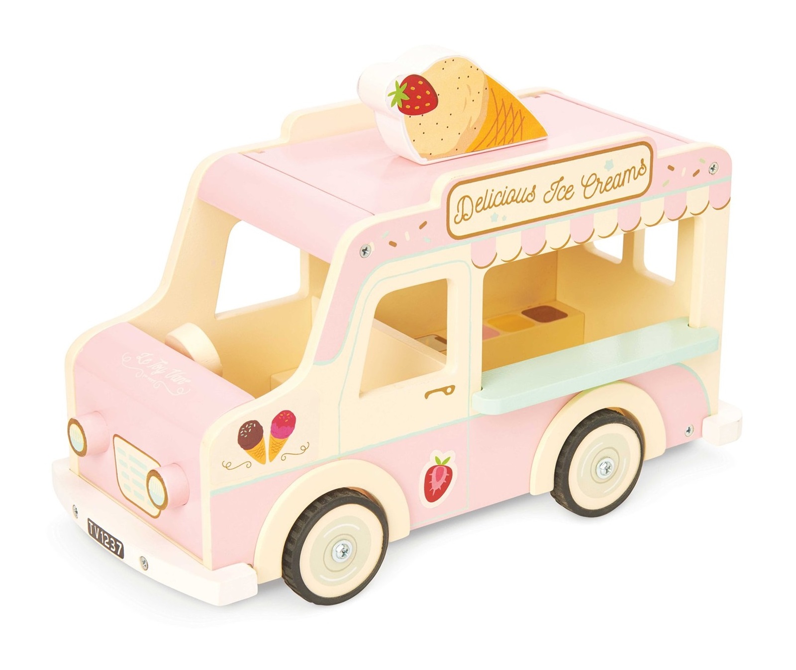 Buy Dolly Ice Cream Van Wooden Playset at Mighty Ape NZ