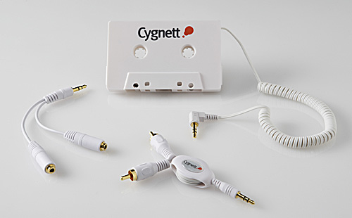 Cygnett MP3 GO - CASSETTE CONVERTER, SPLITTER + RCA CABLE