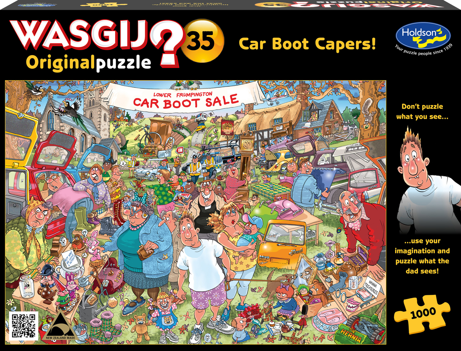 Wasgij: 1000 Piece Puzzle - Original #35 (Car Boot Capers) image
