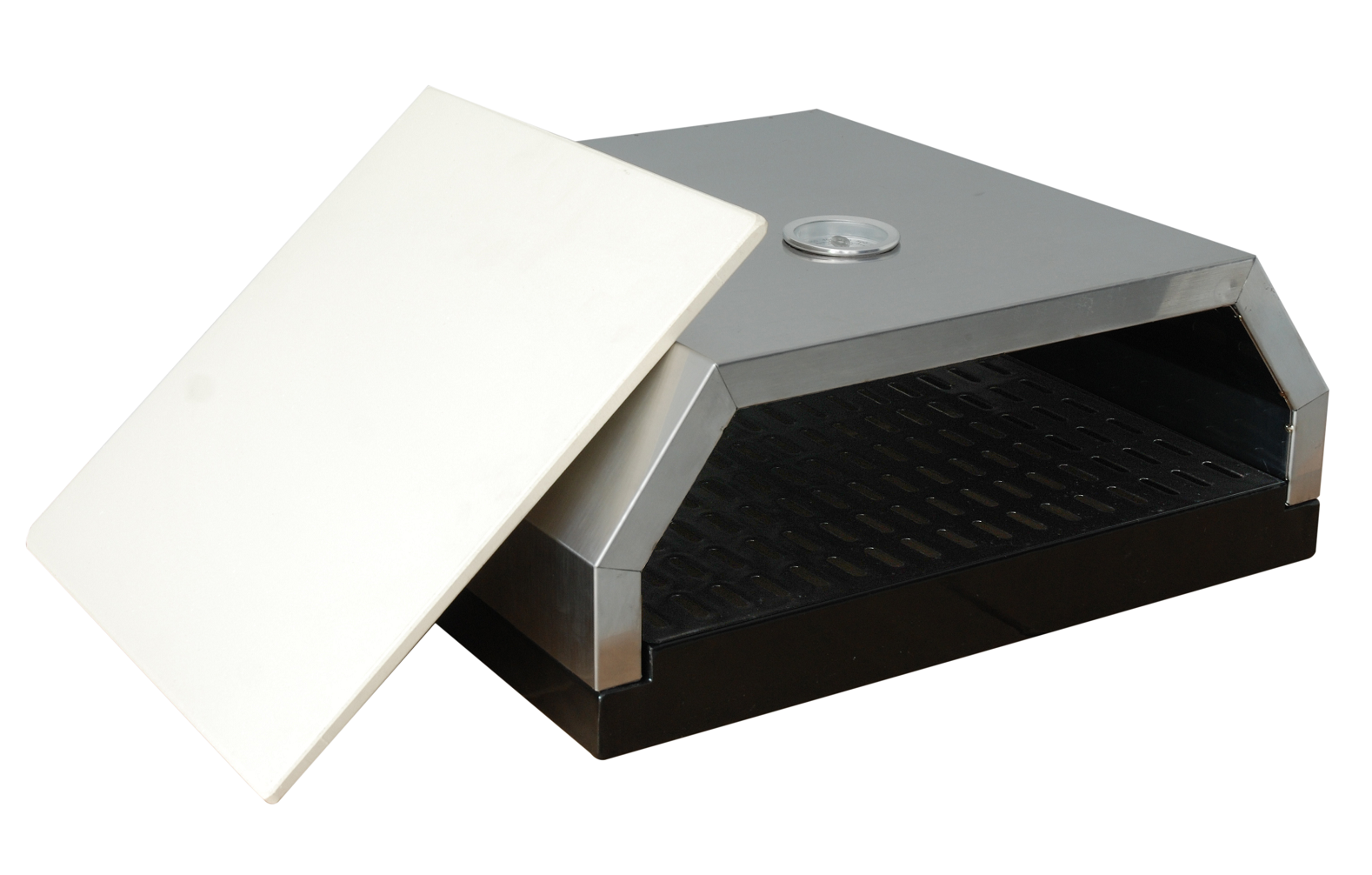 Stainless Steel BBQ Pizza Oven - With Pizza Stone image