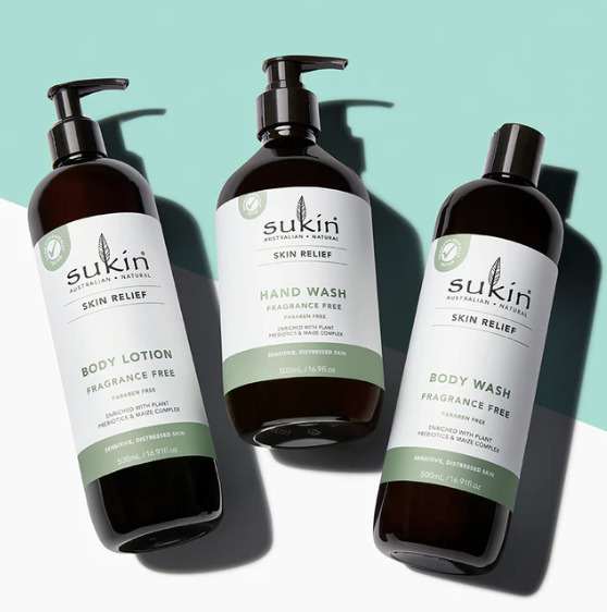 Buy Sukin Skin Relief Body Wash (500ml) at Mighty Ape NZ